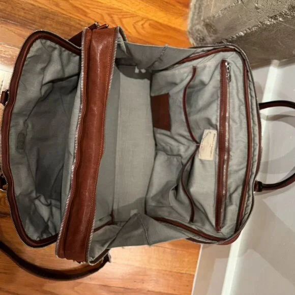 Brunello Cuinelli Leather Briefcase - Picture 6 of 8